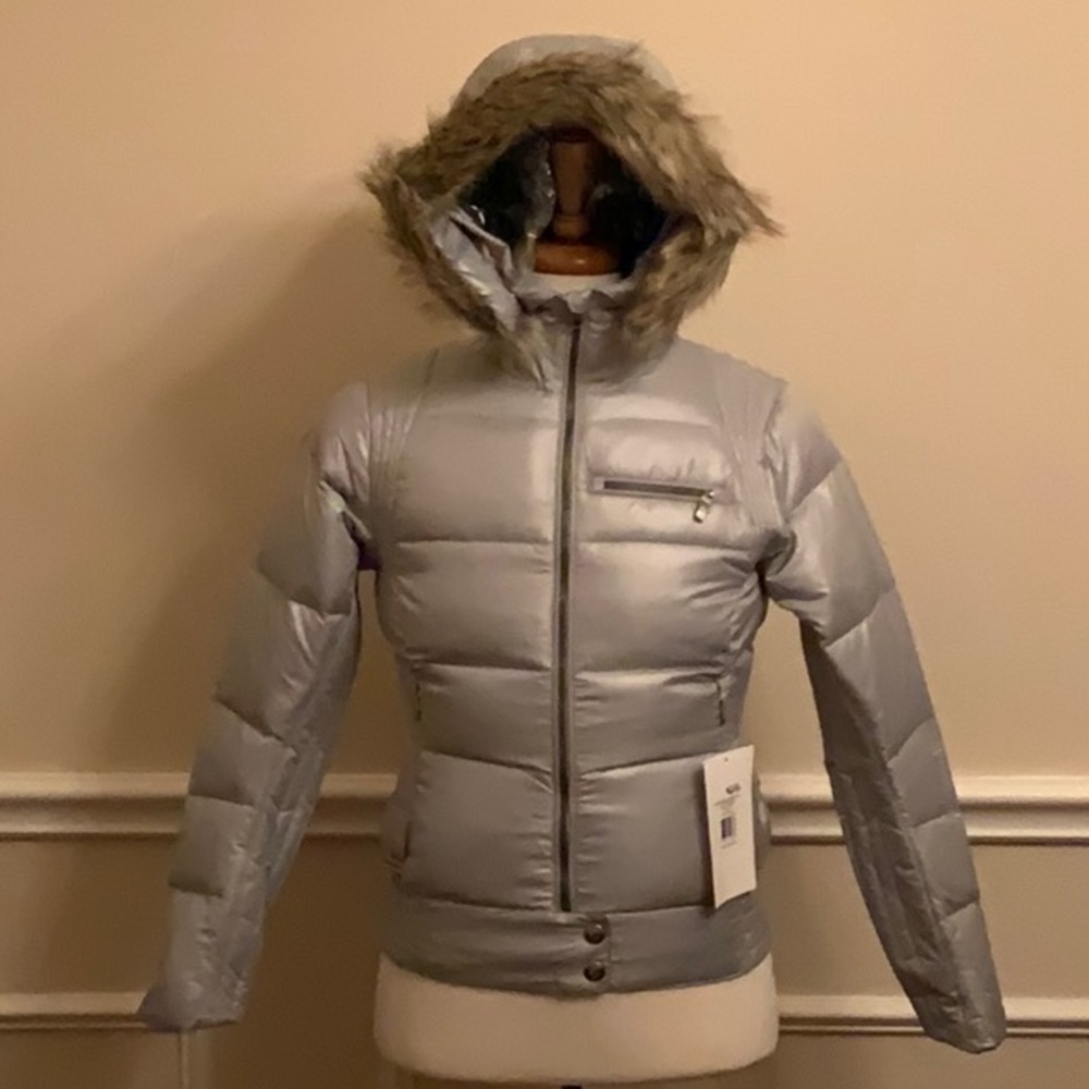 Spyder Bliss Bomber Down Jacket - Silver